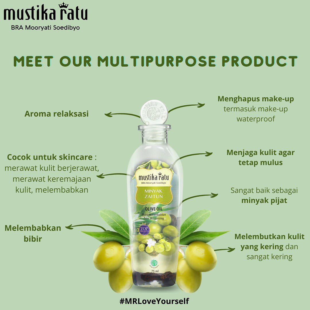 olive oil benefit Mustika Ratu