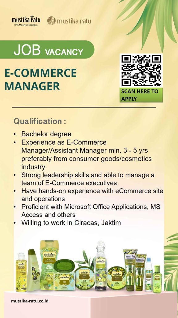 E Commerce Manager 1