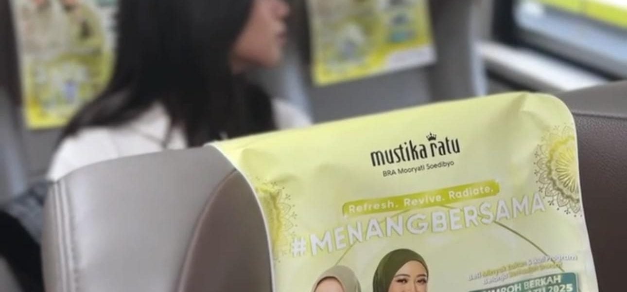 Minyak Zaitun Mustika Ratu Temani Perjalanan Mudik Nyaman di Kereta Argo Semeru