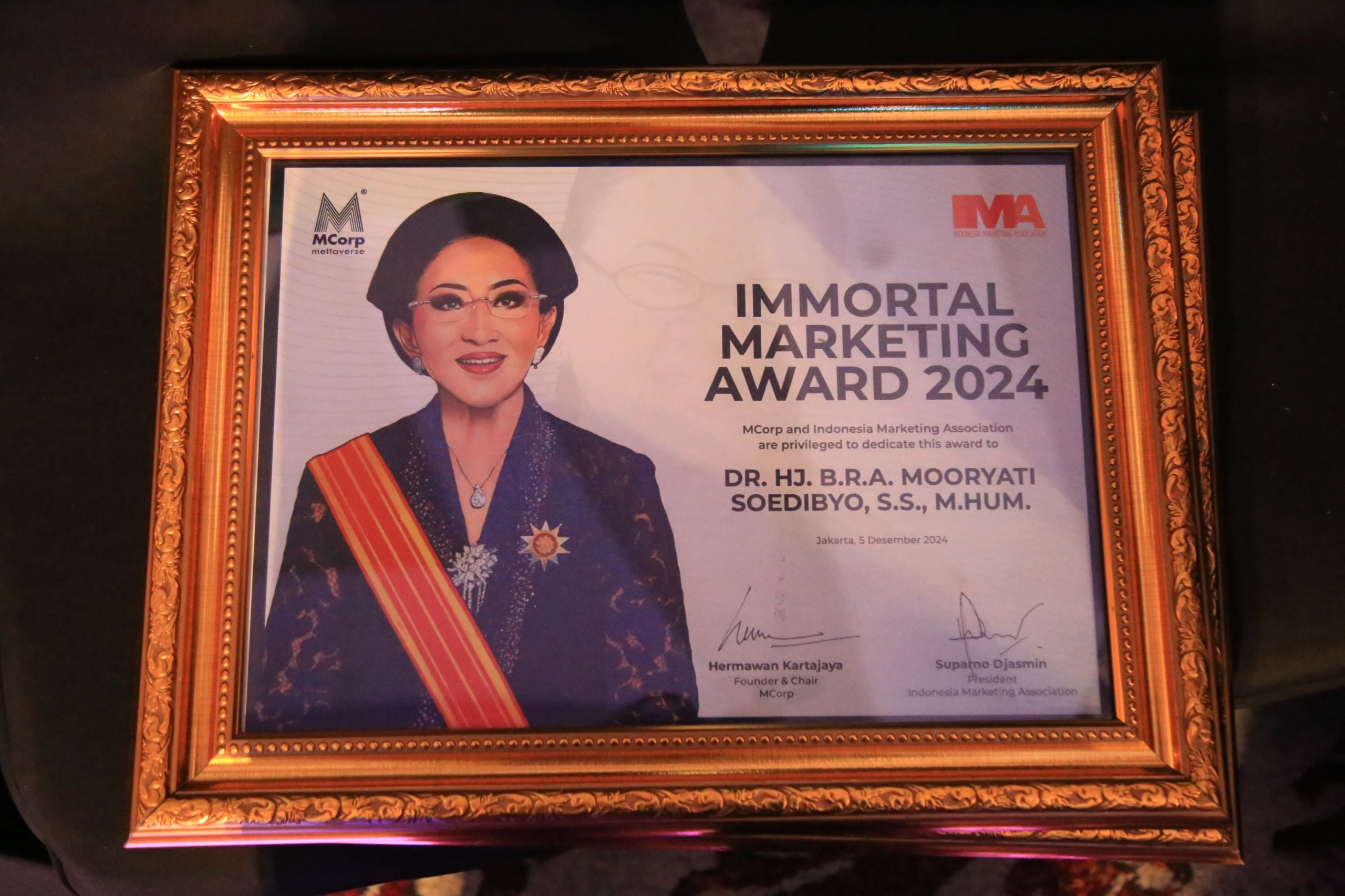 Immortal marketing award