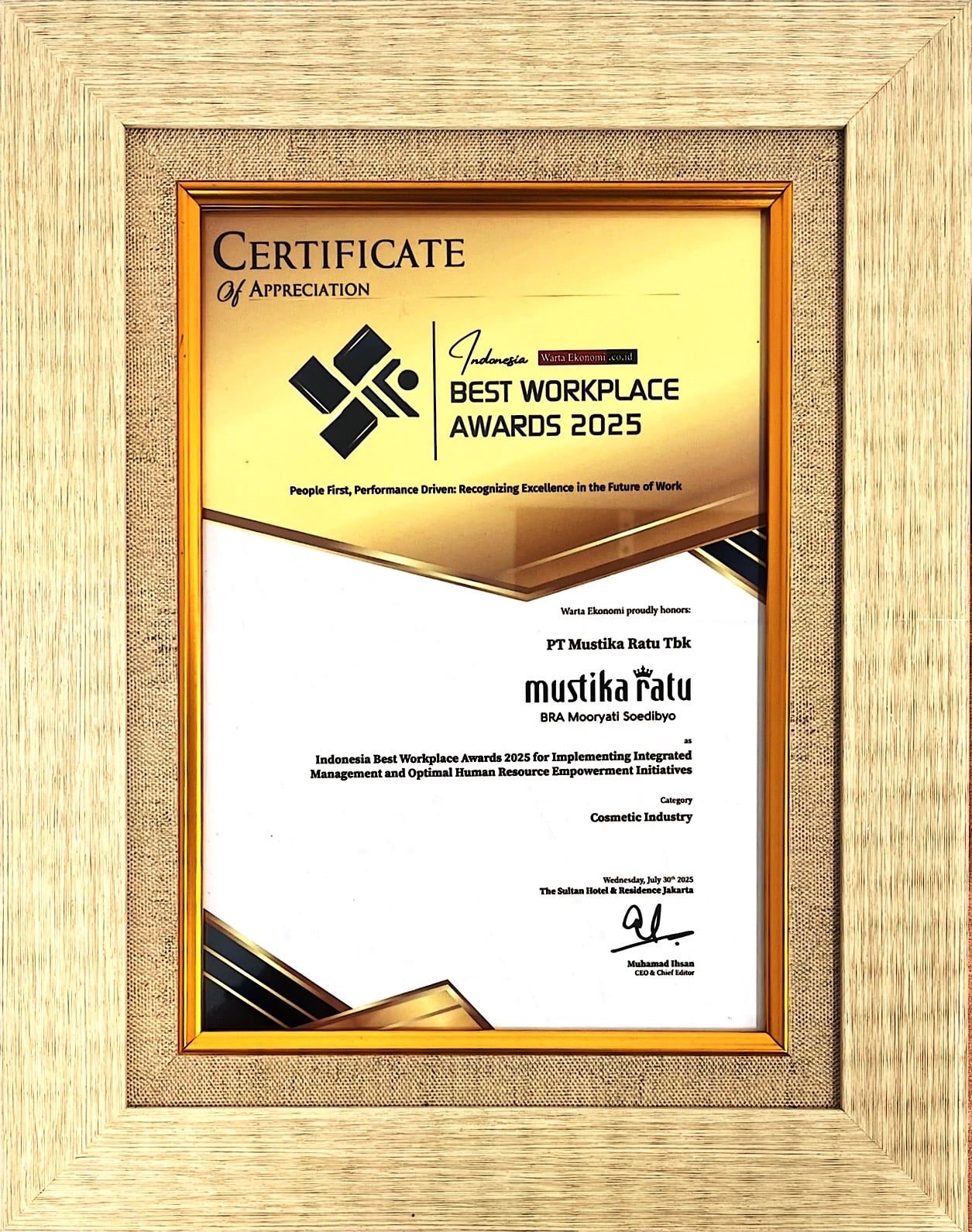 Indonesia Best Workplace Awards 2025