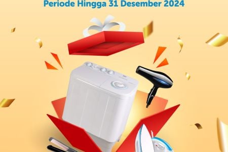 Hadiah Akhir Tahun Hypermart: Belanja Produk Mustika Ratu, Bawa Pulang Mesin Cuci